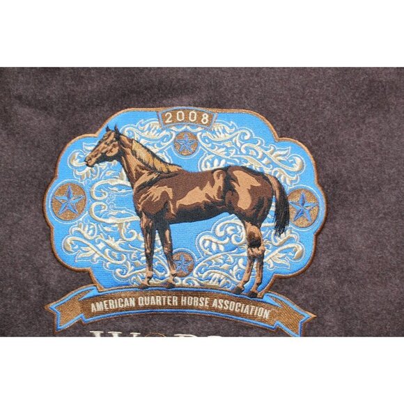 Cripple Creek Wool Men's Vest Sz. XXL Quarter Horse 2008 Championship Equestrian - Picture 9 of 12